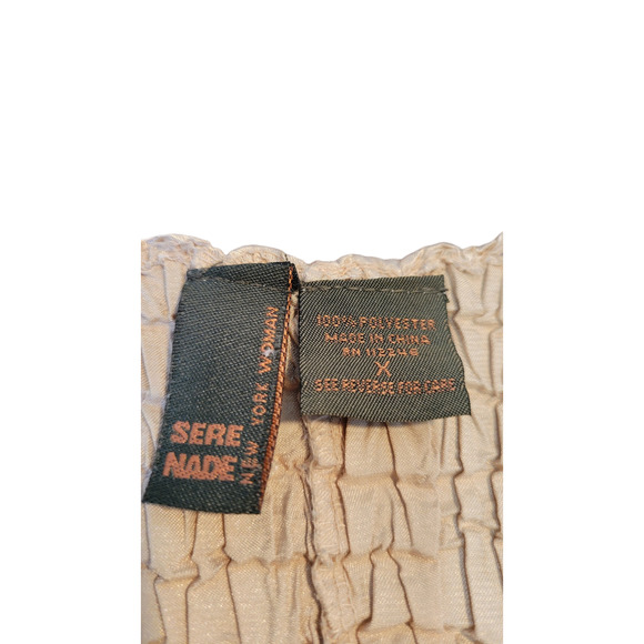 LOT OF 2 Serenade New York Woman Metallic Crepe Tank Top Sleeveless Top Size X - Picture 8 of 13